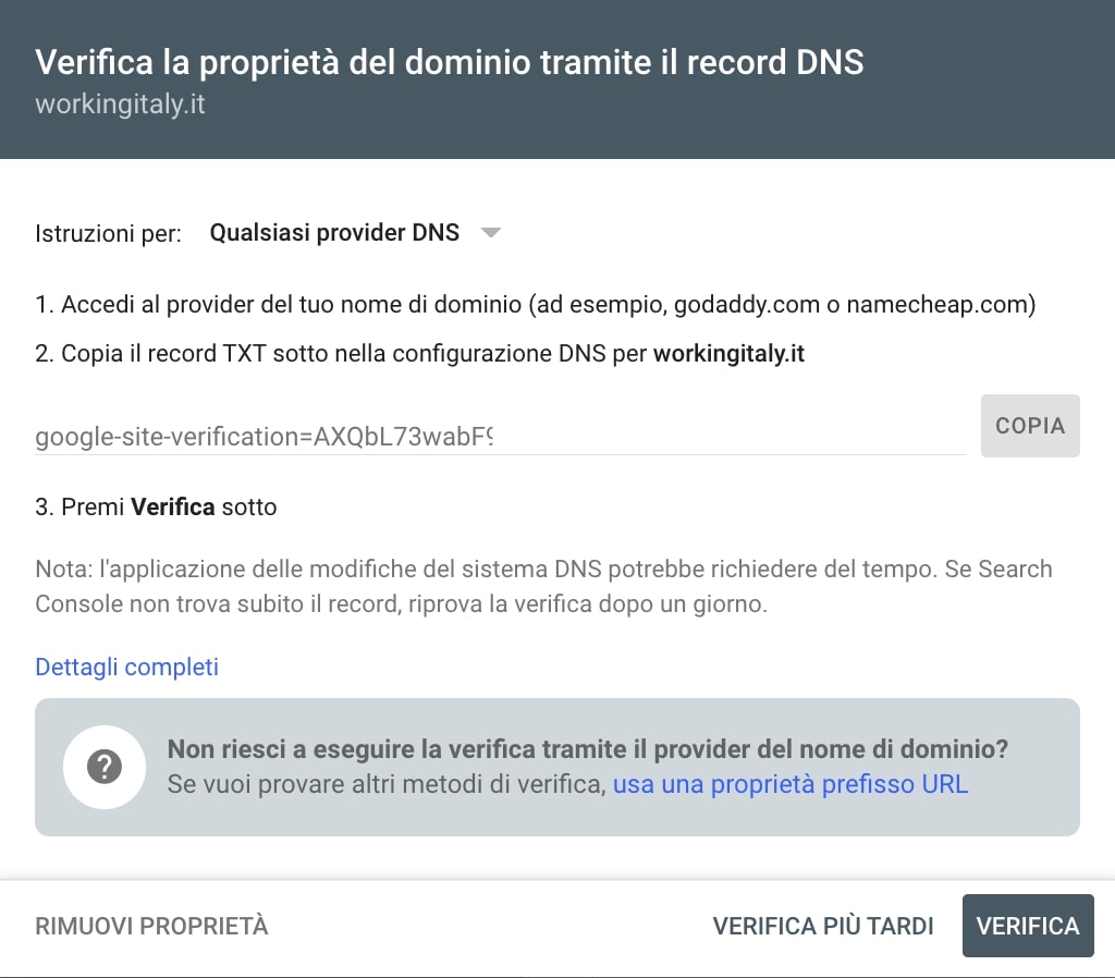 Come installare la Google Search Console sul mio sito web