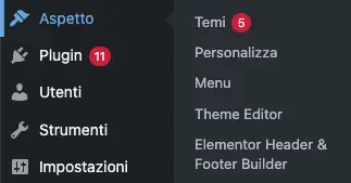 Theme Editor di wordpress come abilitarlo